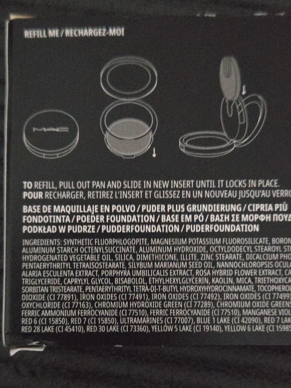 MAC Studio Fix Powder Plus Foundation - Black Packaging